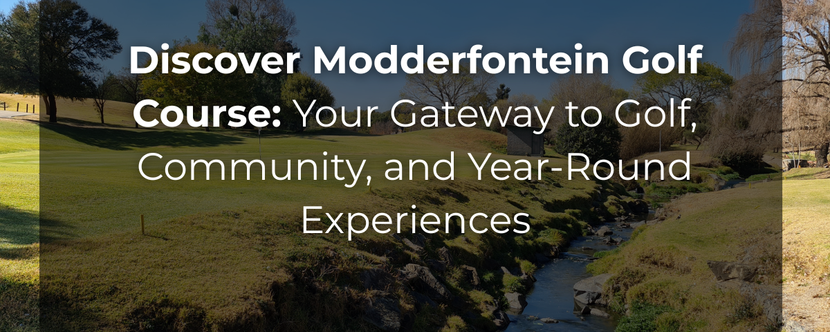 Elegant event setup at Modderfontein Golf Club’s function venue in Johannesburg, perfect for weddings, conferences, and private celebrations.