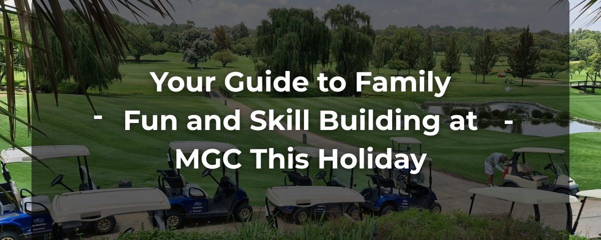 Modderfontein Golf Club main entrance with lush greenery