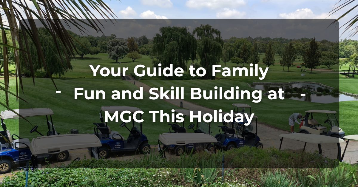 Modderfontein Golf Club main entrance with lush greenery